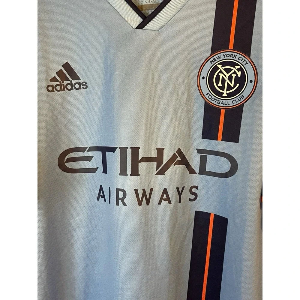 Men's 3XL NWOT New York City FC Alexander Ring #8 Adidas 2019 Authentic Jersey